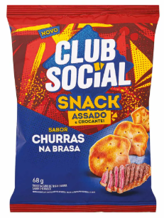 BISC CLUB SOCIAL SNACK 68G CHURRASCO NA BRASA