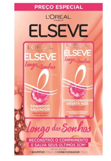 KIT SH375ML+COND 170ML ELSEVE 2 UN LONGO DOS SONHOS