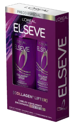 KIT SH375ML+COND 170ML ELSEVE 2 UN COLAGEN LIFTER
