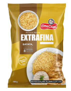 BATATA E.CHIPS PALHA NA MESA EXTRA FINA 180G