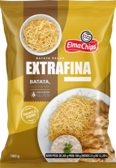 BATATA E.CHIPS PALHA NA MESA EXTRA FINA 180G