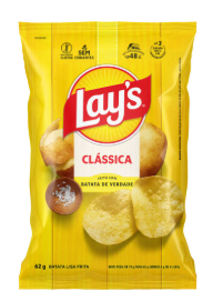 BATATA FRITA LAYS CLÁSSICA 62G