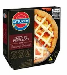 PIZZA CATUPIRY CALABRESA COM BORDA DE CATUPIRY 450G
