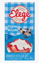 CREME DE LEITE LEVE ELEGE 17% TP.200G