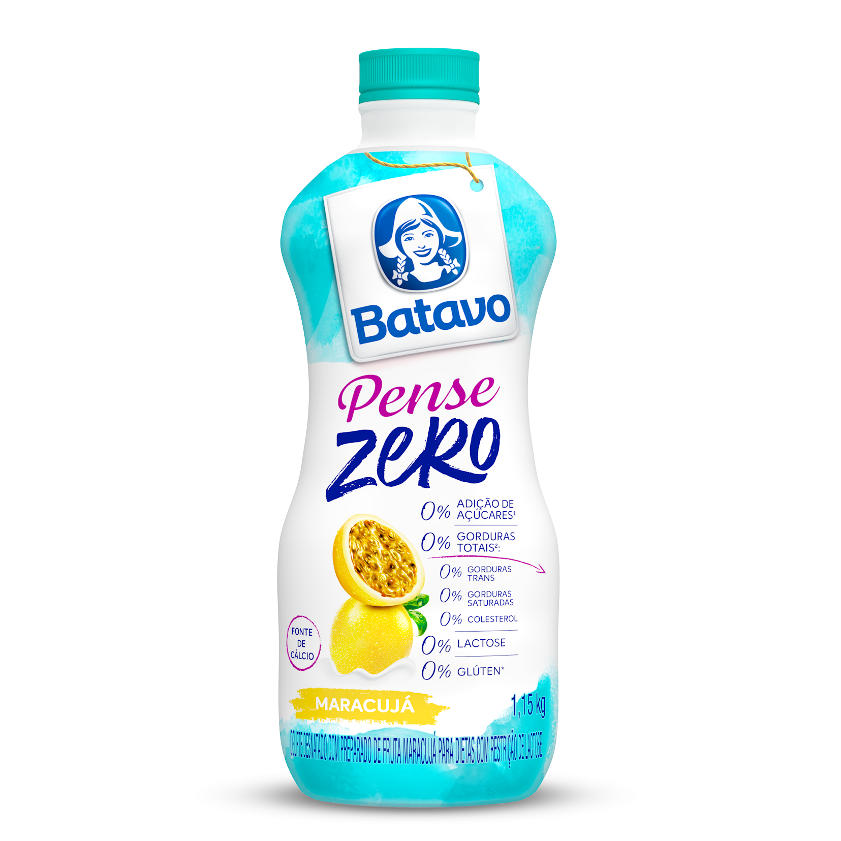 IOGURTE BATAVO PENSE ZERO 1150G MARACUJA