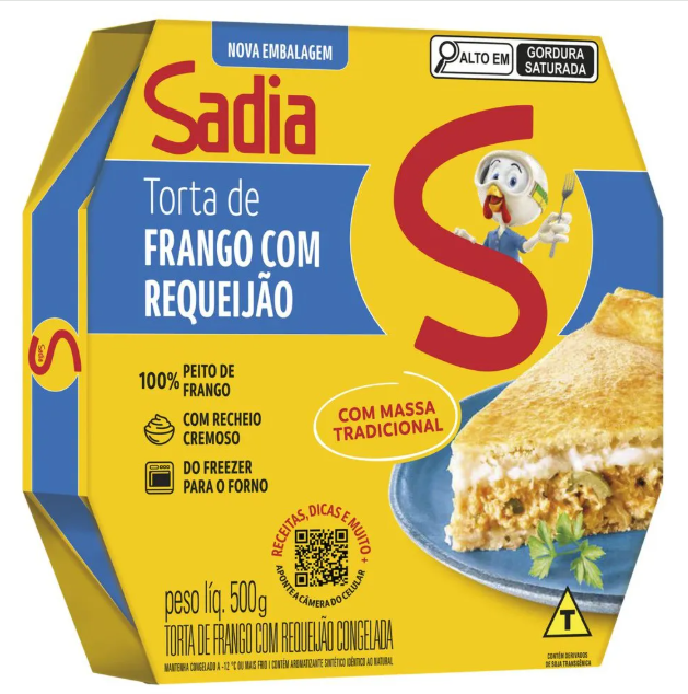 TORTA SADIA 500 G FR. C/REQUEIJAO