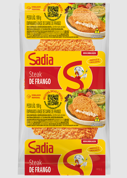 STEAK FRANGO EMPANADO SADIA 100G