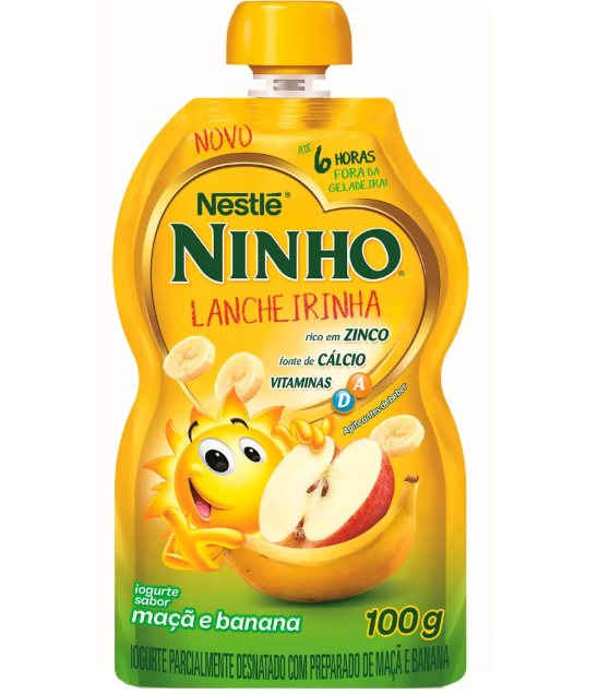 IOGURTE LIQ.NINHO LANCHEIRINHA 100G MACA/BANANA