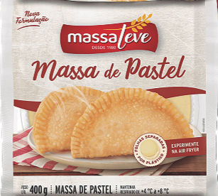 MASSA PASTEL MASSALEVE 400 G CUMBUCA