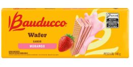 BISCOITO WAFER MORANGO BAUDUCCO 140G