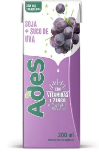 BEBIDA SOJA ADES UVA 200ML