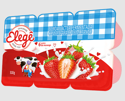 BEBIDA LACTEA ELEGE 510 G MORANGO