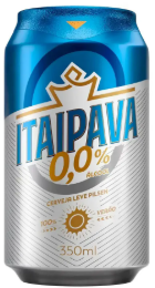 CERVEJA ITAIPAVA 0,0%ALCOOL LATA 350ML