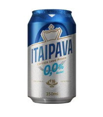 CERVEJA ITAIPAVA 0,0%ALCOOL LATA 350ML