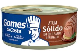 ATUM SOLIDO GOMES COSTA LATA DEFUMADO 120G