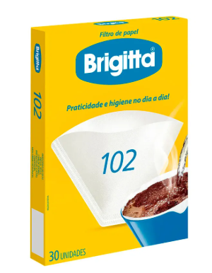 FILTRO PAPEL BRIGITTA N 102 COM 30 UNIDADES