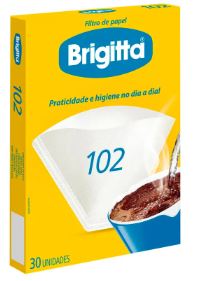 FILTRO PAPEL BRIGITTA N 102 COM 30 UNIDADES