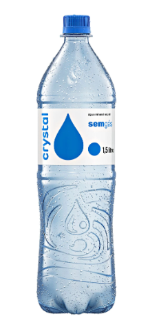 ÁGUA MINERAL CRYSTAL SEM GÁS 1,5L