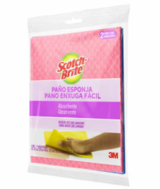 PANO SCOTH BRITE ENXUGA FÁCIL COM 2 UNIDADES